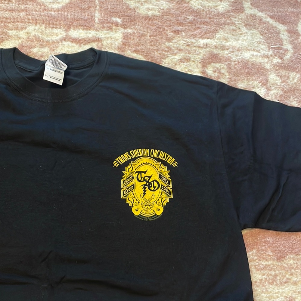 Trans Siberian orchestra tour crew shirt